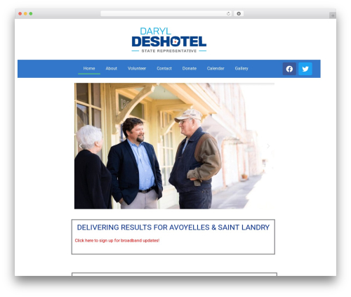 APS Theme WordPress hotel theme - daryldeshotel.com