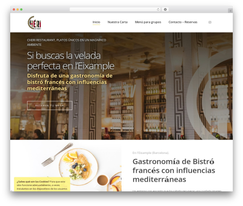 Cacheiro top WordPress theme - cherirestaurant.com