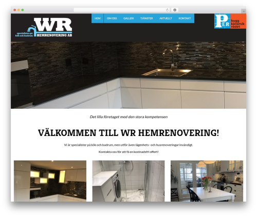 CMS cmsvrx system WordPress theme - www.wrhemrenovering.se