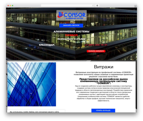 Consor WordPress theme - consor.ru