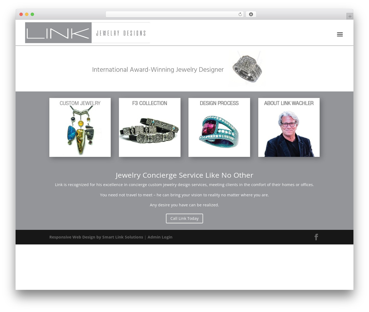 Divi theme WordPress - linkjewelrydesigns.com