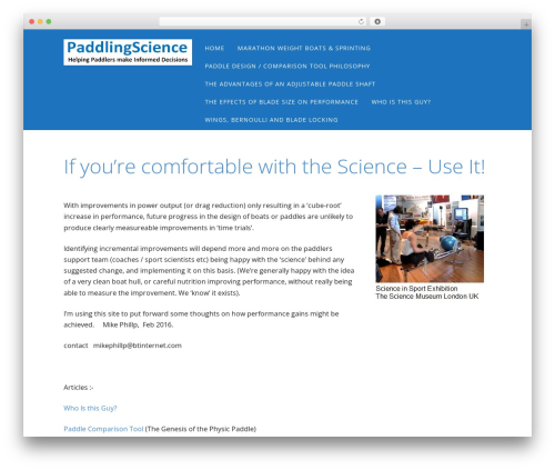 Hostmarks WordPress theme - paddlingscience.net Hostmarks WordPress theme - paddlingscience.net