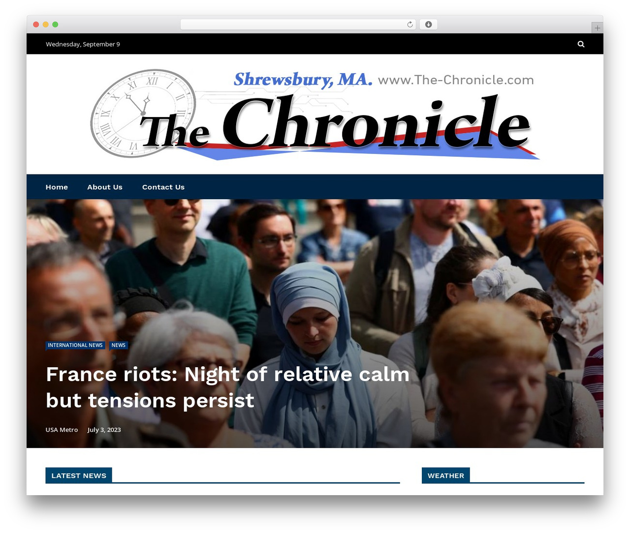 Rubik WordPress theme - the-chronicle.com