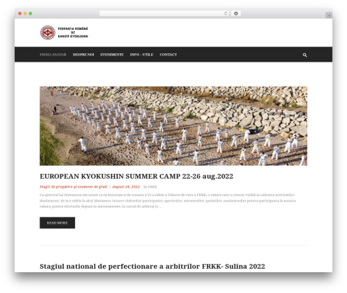 Samurai School WordPress theme - frkk.ro