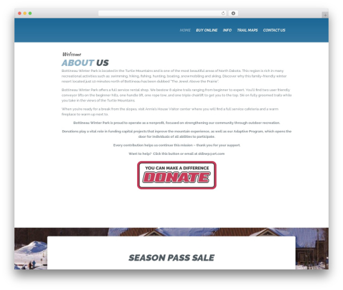 Theme WordPress SnowMountain - skibwp.com