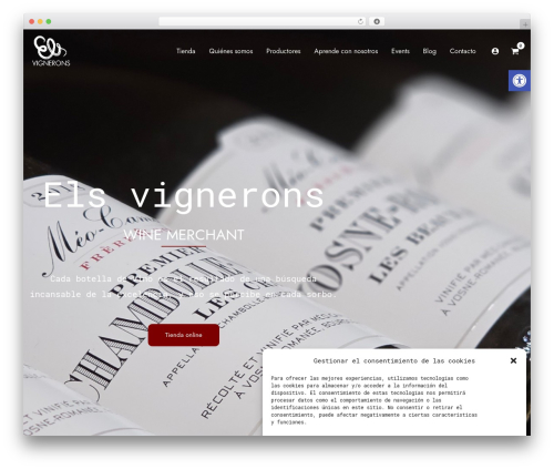 Theme WordPress aeuroweb - elsvignerons.com