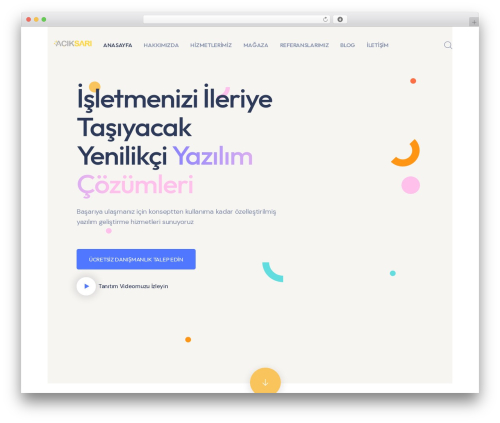 Theme WordPress Pollock - aciksari.net.tr