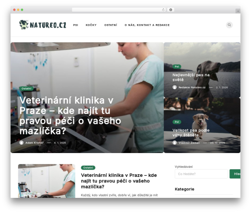 Voluto WordPress theme - natureo.cz Voluto WordPress theme - natureo.cz