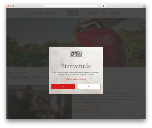 Elfsight age verification cc WordPress plugin - vinosdearganza.com
