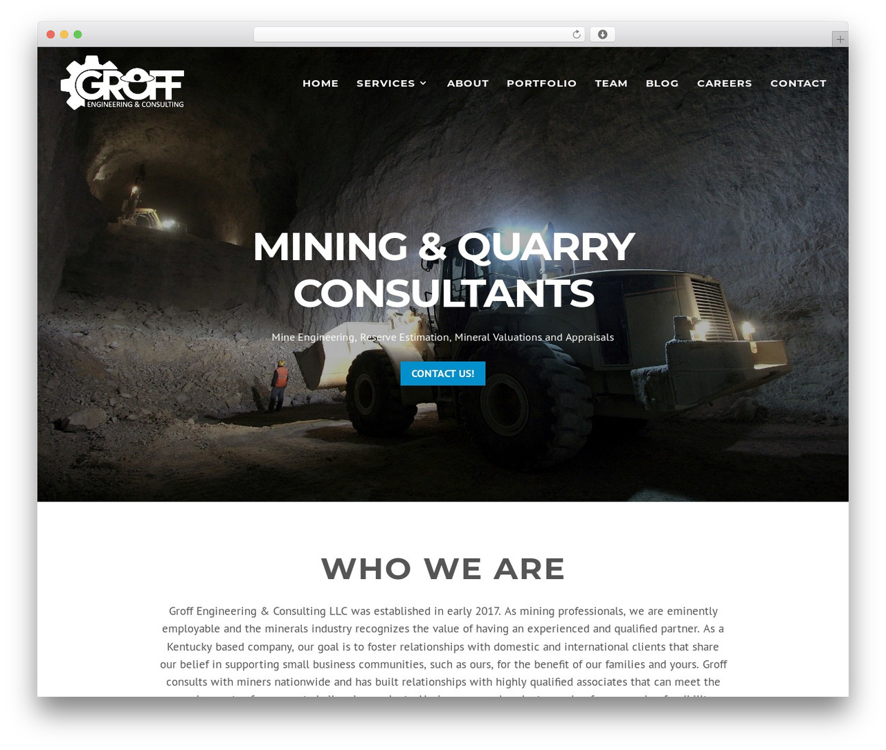 Theme WordPress Divi - groffengineering.com