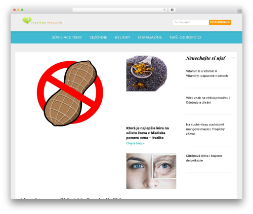 Uniserviceist multiinfrastructure WordPress plugin - vitalitas-magazin.sk
