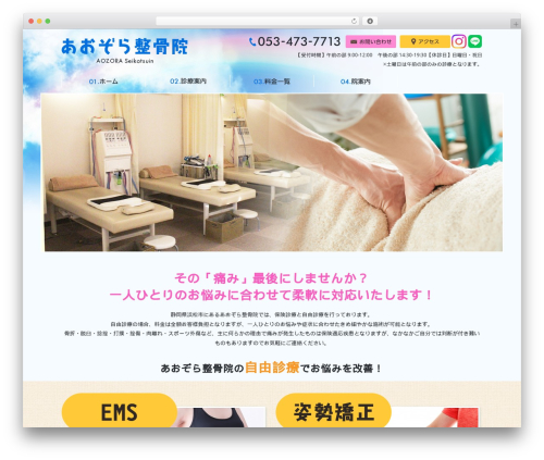 Themify Basic WordPress page theme - aozora-3-16.com