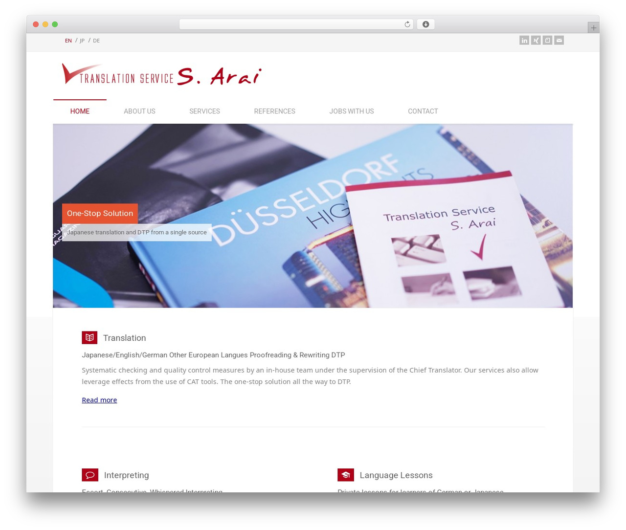 WordPress theme RT-Theme 18 - trans-sa.de