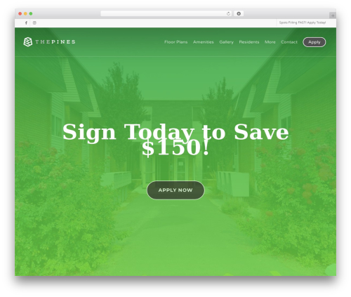 Page notifications WordPress plugin - pineshousing.com