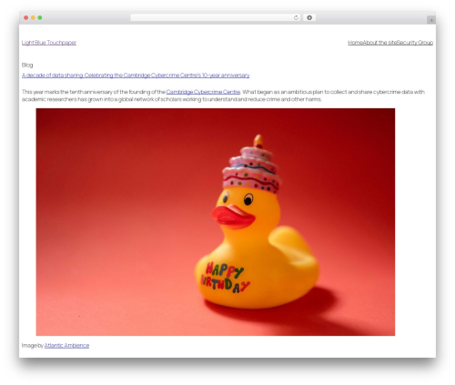 WordPress theme Twenty Twenty-Five - lightbluetouchpaper.org
