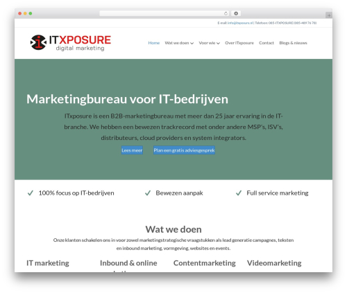 Beaver Builder Theme WordPress theme - itxposure.nl