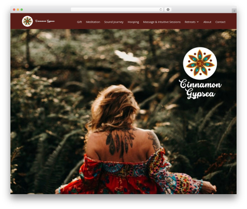 Divi massage WordPress theme - cinnamongypsea.com