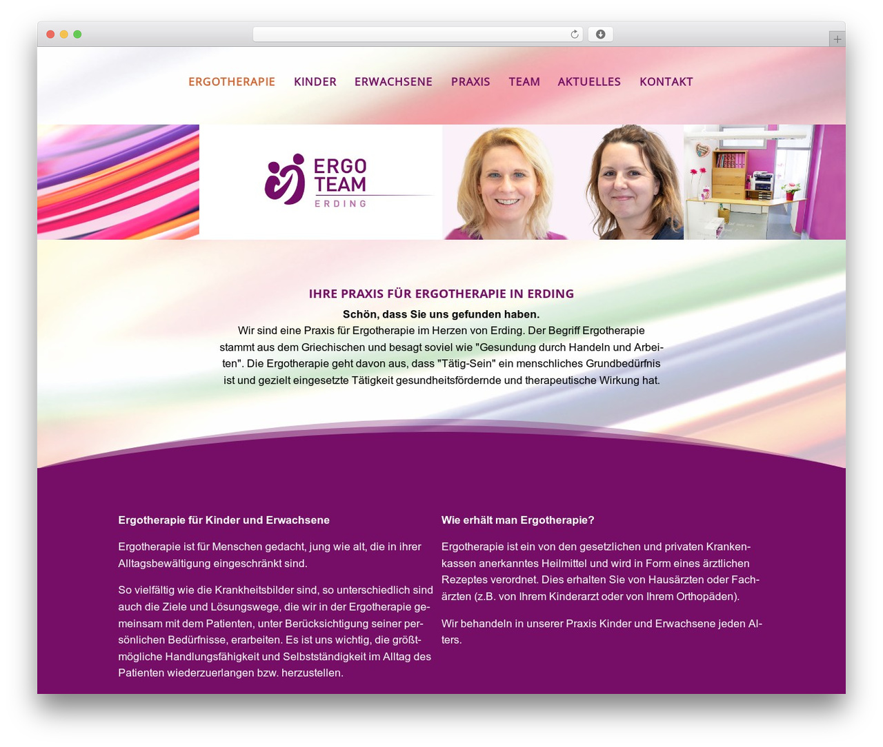 KD_Design WordPress website theme - ergotherapeuten-erding.de