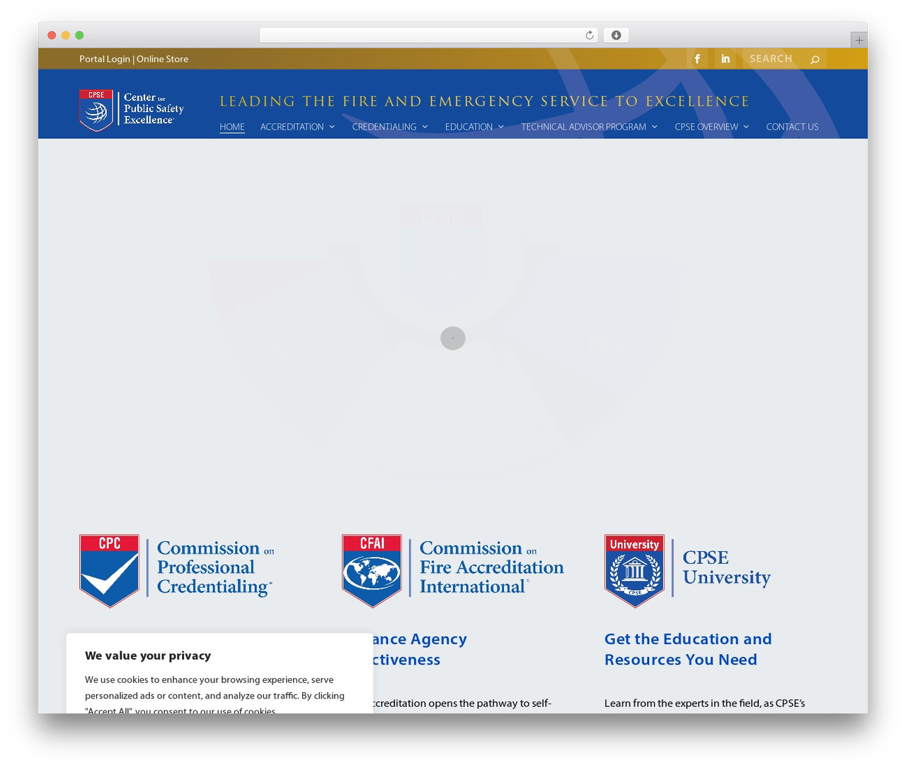 Extra WordPress theme - cpse.org