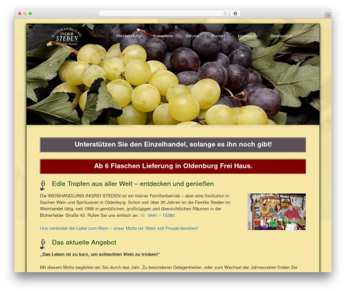 Shortcodes ultimate pro WordPress plugin - weinhandlung-steden.de