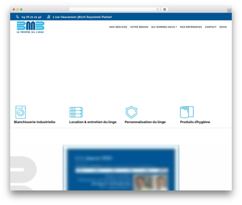 Logistic WordPress theme - bmb.fr