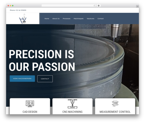 Nirman Construction Pro WordPress theme design - verschuren.info