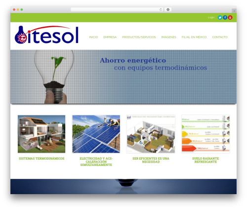 Polytechnic WordPress page theme - itesol.es
