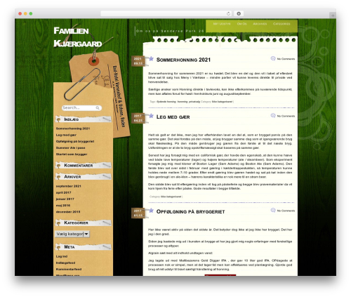 Theme WordPress Comment Central - kjaergaards.dk
