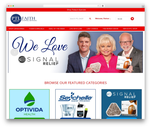 Theme WordPress MegaStore - ptlshop.com
