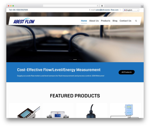 UPBest WordPress theme - ultrasonic-flow.com