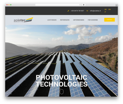 WordPress theme Hello Elementor - soletec.it