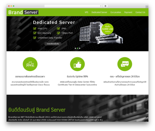WordPress theme Fruit - brandserver.net