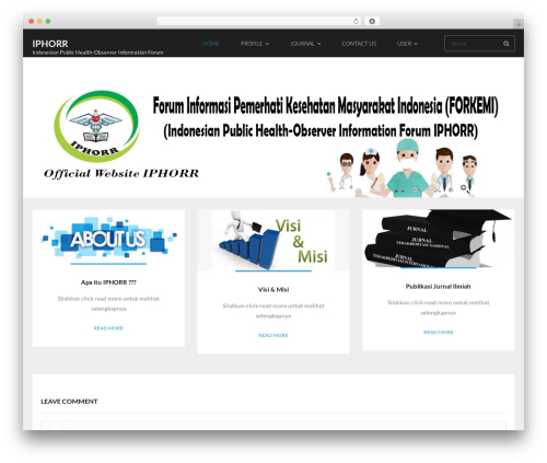 WordPress theme Melos - iphorr.com