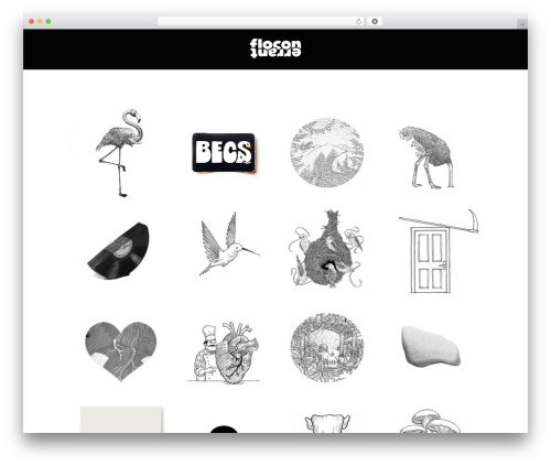 WordPress theme MON THEME - flocon.ch