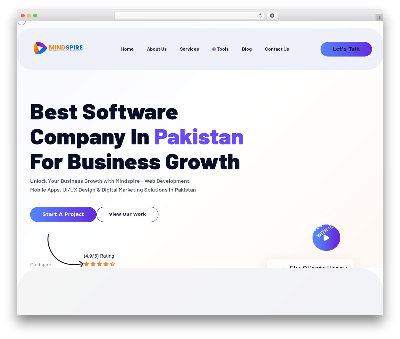 WordPress theme Webteck - mindspire.org