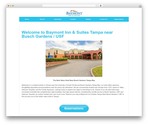 Best WordPress theme Responsive Pro - baymontinntampa.com