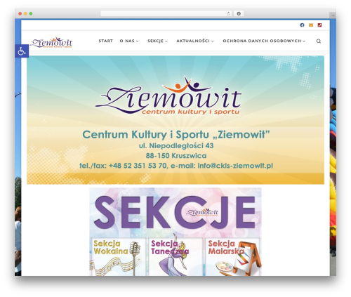 Customizr template WordPress free - ckis-ziemowit.pl