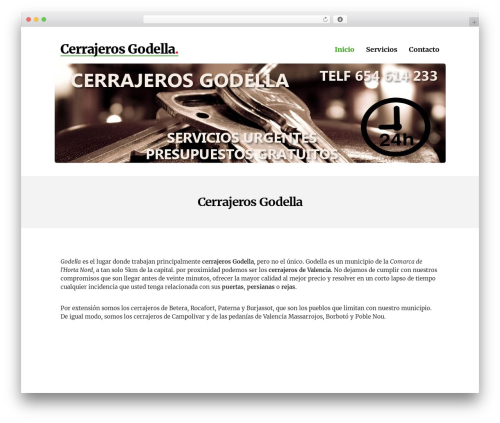 Deck WordPress theme - cerrajerodegodella.com