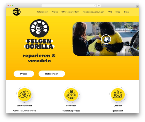 Before after image slider pro WordPress plugin - felgen-gorilla.ch