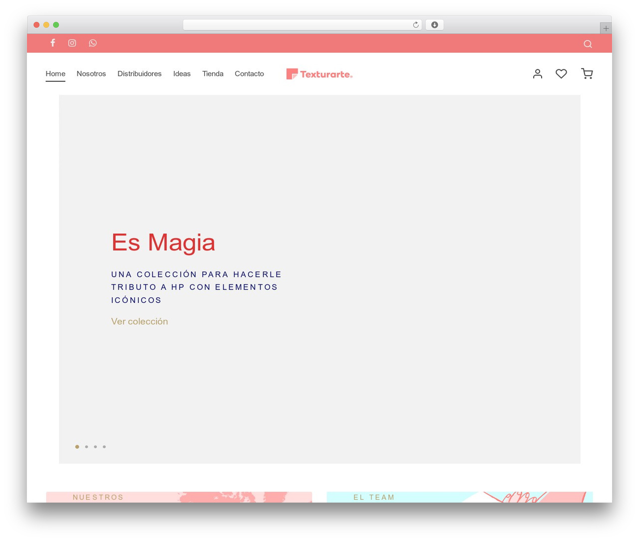 Goya theme WordPress - texturarte.com