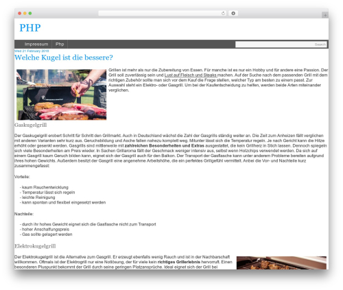 GroundWork WordPress theme - marcusg.de