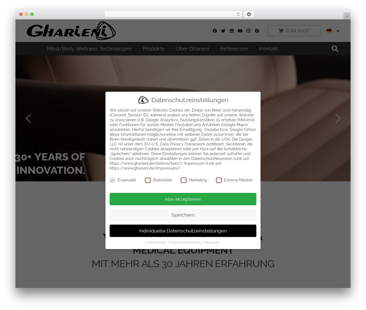 Impreza top WordPress theme - gharieni.de