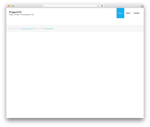 Shuttle theme WordPress - projectfc.com Shuttle theme WordPress - projectfc.com