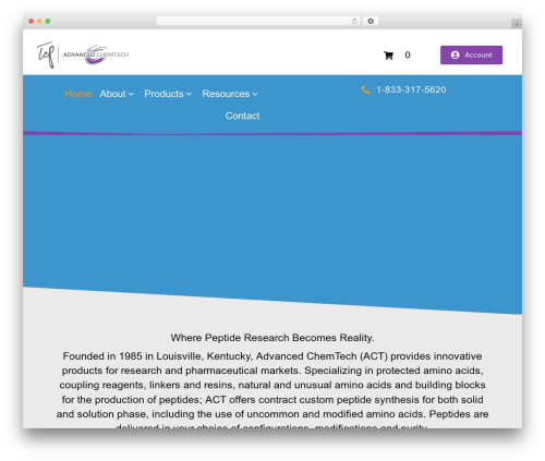 Woopack WordPress plugin - advancedchemtech.com