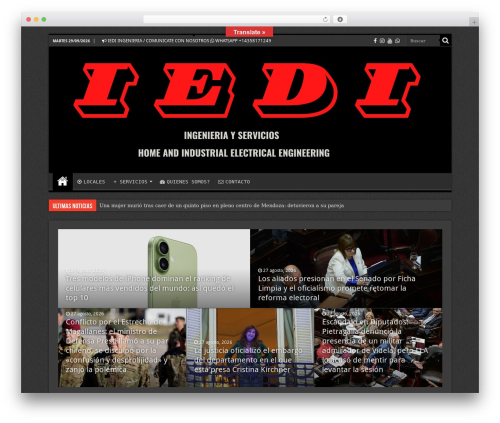 Theme WordPress theme01-V3 - iedi-ingenieria.com