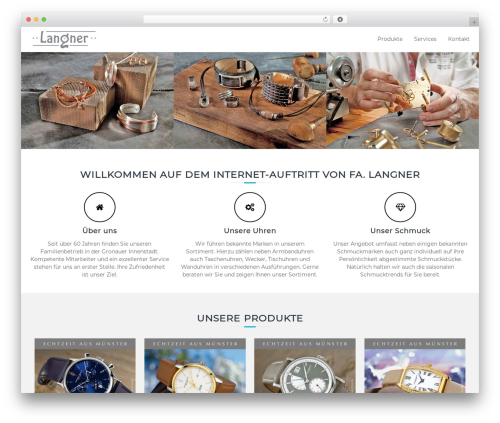 WordPress theme Flash Pro - fa-langner.de