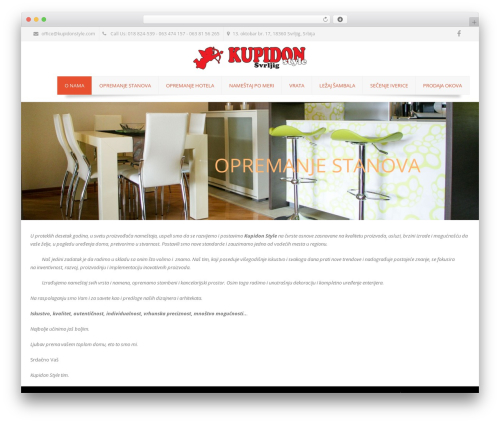 WordPress website theme EXCEPTION - kupidonstyle.com