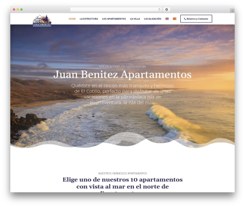 Divi WordPress theme - juanbenitezapartamentos.com