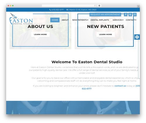 Parent Theme premium WordPress theme - eastondentalstudio.com