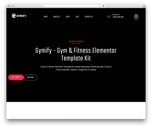 Bosa buy now WordPress plugin - demo.bosathemes.com/gymify